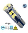 GloboStar® T10 W5W 81103 Λάμπα Αυτοκίνητου  3rd Generation Can-Bus Extreme Series LED 22 SMD 2835 4W 600lm 360° DC 12V IP20 Ψυχρό Λευκό 6000K